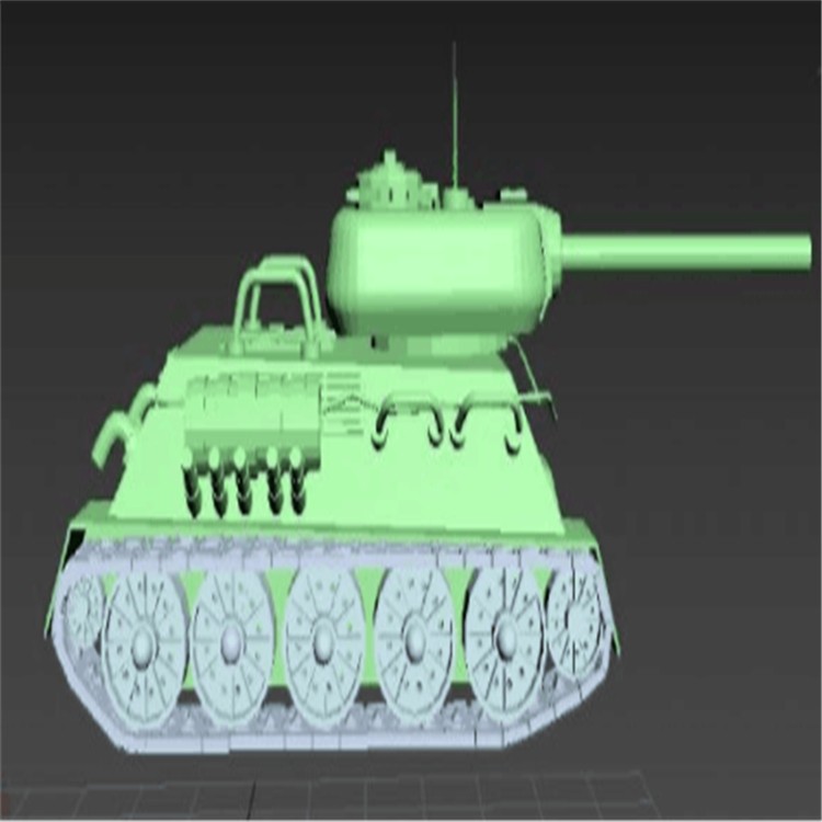 金平充气军用坦克模型